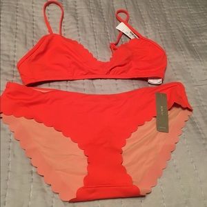 J Crew Scalloped Bikini