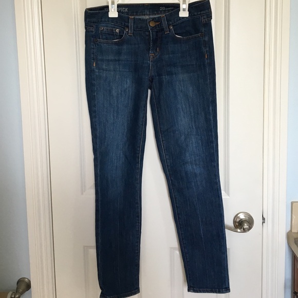 J Crew size 26 ankle toothpick jeans