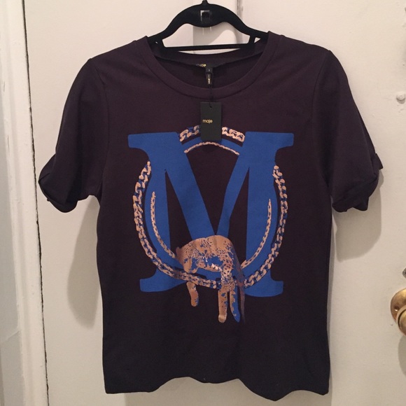 MAJE blue t shirt.