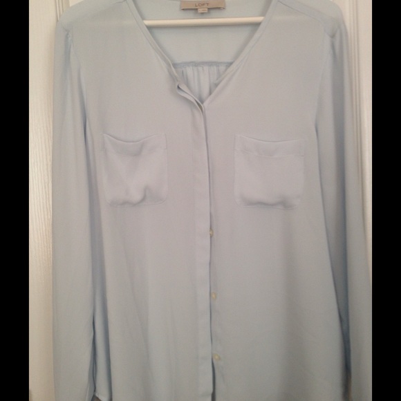 2 Loft blouses, button down, size large