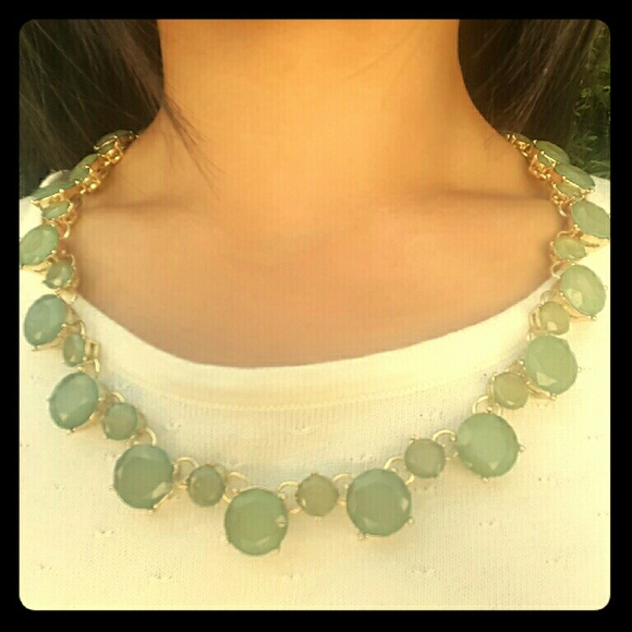 Jade Green Statement Necklace