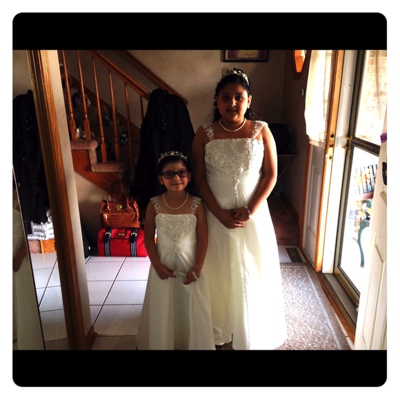 David's Bridal Flower Girl Dress