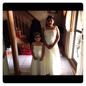 David's Bridal Flower Girl Dress