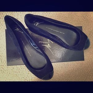 NEW Giuseppe Zanotti black flats, size 6.5