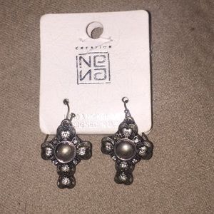 Cross earrings