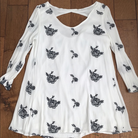 Free People inspired embroidered tunic