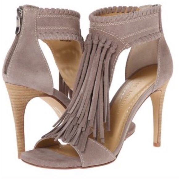 Chinese Laundry Fringe Heel Sandals
