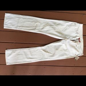 White / egg shell white Lucky Brand jeans