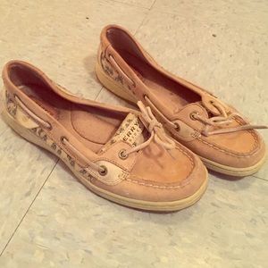 Sperry Leopard Sequin Flats