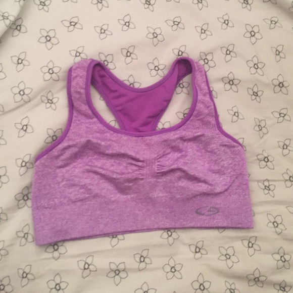 Champion purple sports bra size small