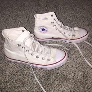 White high top converse