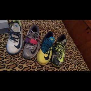 Kd 6s sz 7 Allstar kds (grey & pink) sz 6.5