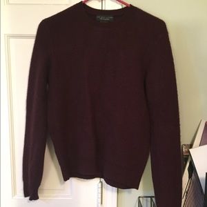 Men's Maroon Cashmere Sweater