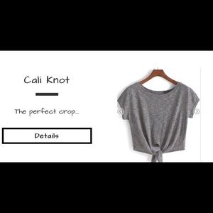 The Cali Knot Crop Top