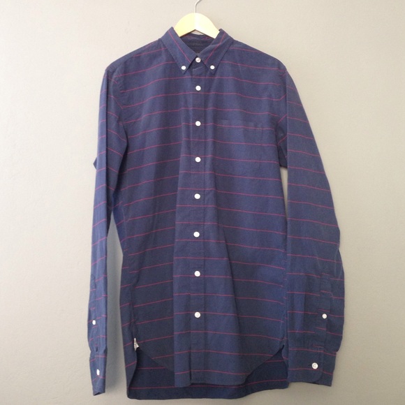 J Crew Men's Stripe Button Down