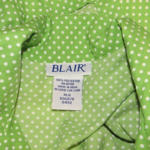 Blair green blouse XL - Picture 2 of 2
