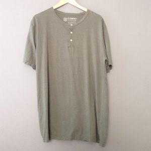 Element Men's Distressed Button Short Sleeve