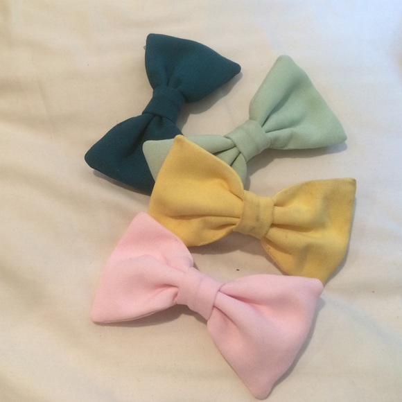 American Apparel Pastel Hair Bow Bundle