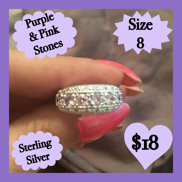 Pink & Purple Stones S.S