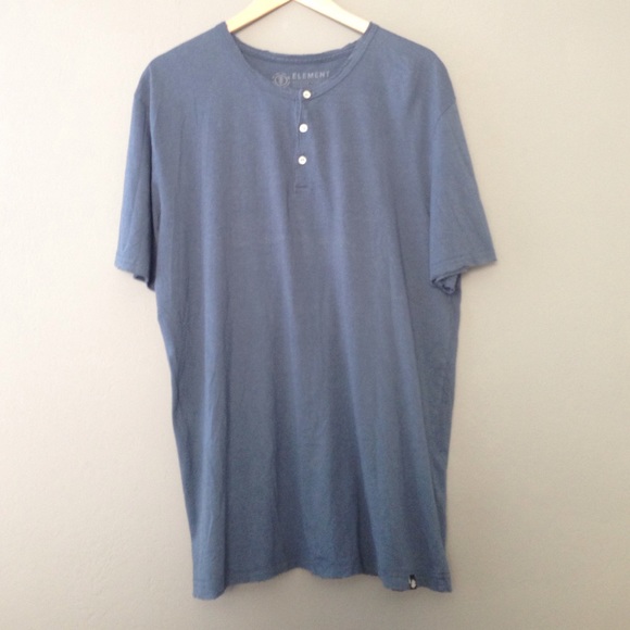 Element Men's Distressed Button Short Sleeve