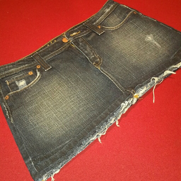 Denim Mini Skirt