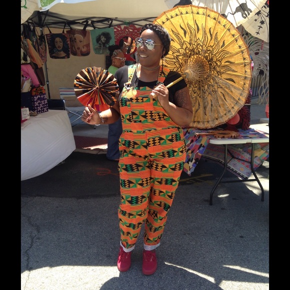 kente cloth jumpsuit
