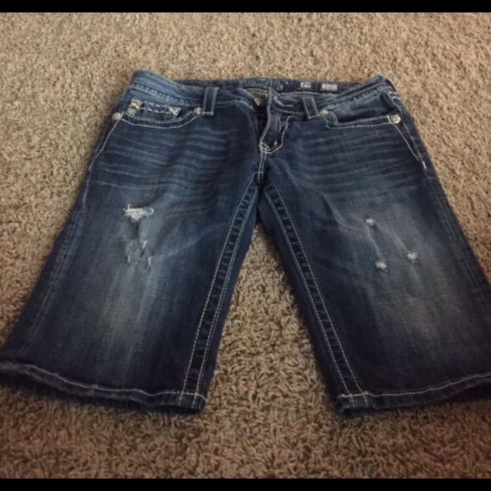 MissMe Bermuda Denim Short, 29