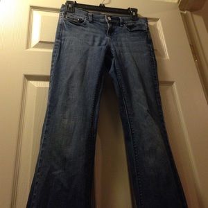 White House Black Market embellished jeans noir 2R