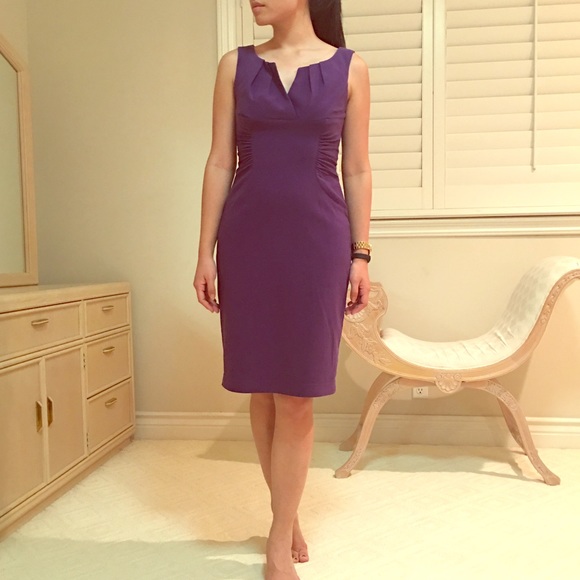 Adrianna Papell purple dress