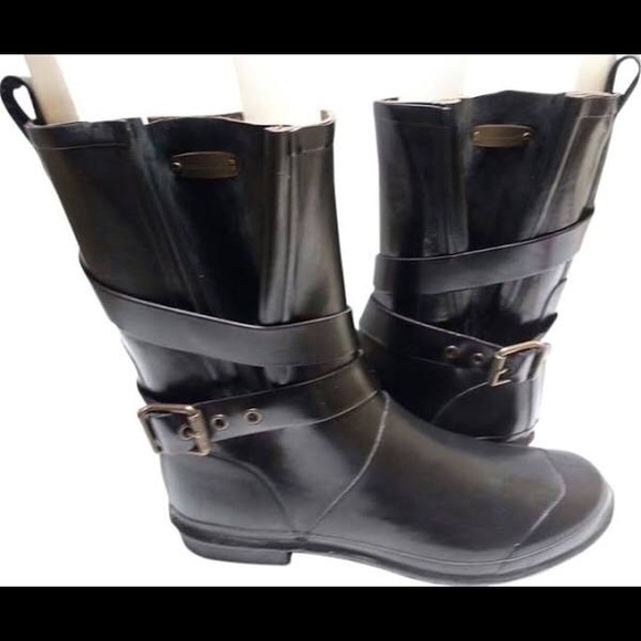 Brand New Burberry Buckle Rain Boots