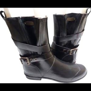 Brand New Burberry Buckle Rain Boots