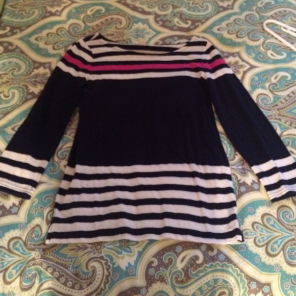 Striped J crew long sleeve