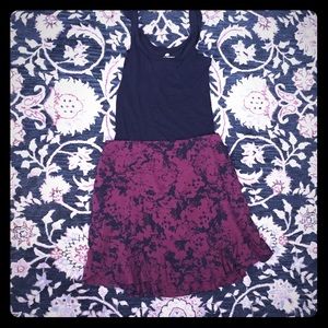 Burgundy BR Skirt