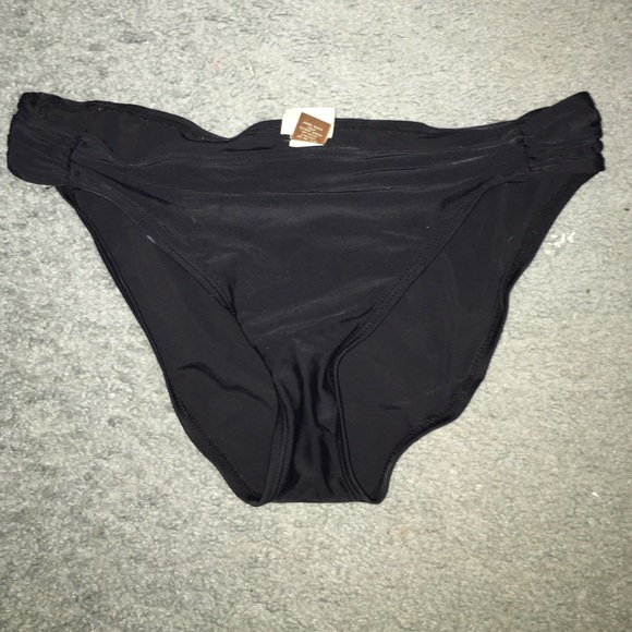 Black bathing suit bottoms