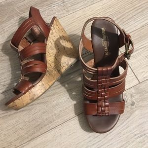Mossimo cognac wedge