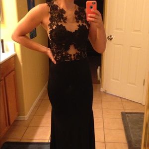 Black gown