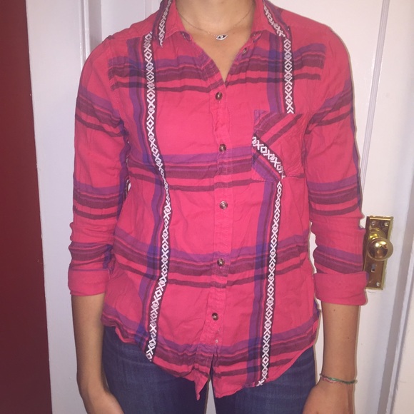 American Eagle Vintage Boyfriend Flannel.