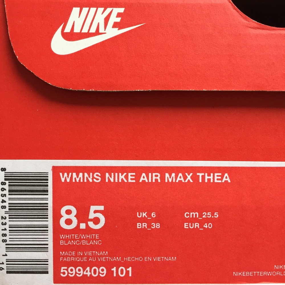 🚫SOLD🚫 Nike Air Max Thea (White Leather & Mesh) - Picture 5 of 5