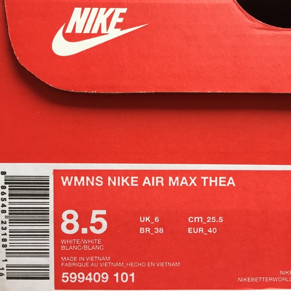 🚫SOLD🚫 Nike Air Max Thea (White Leather & Mesh) - Picture 5 of 5