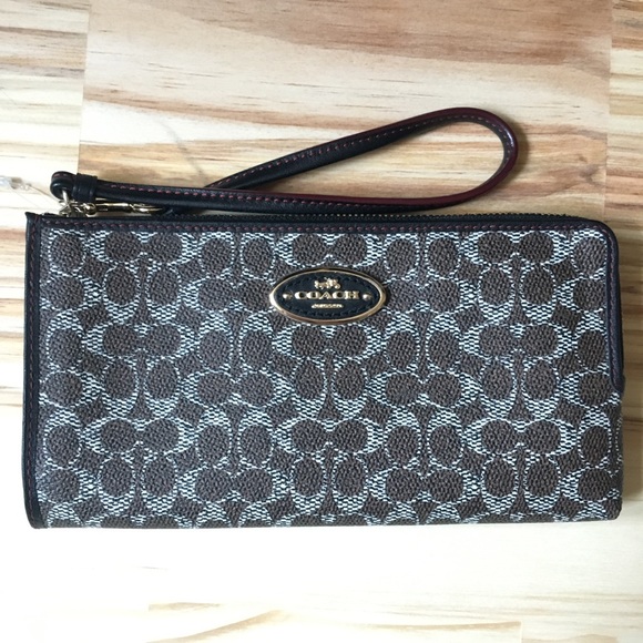Leather Coach wallet