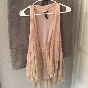 BKE Lace Vest