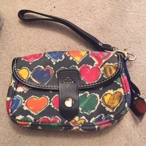 Dooney & Bourke Heart Wristlet