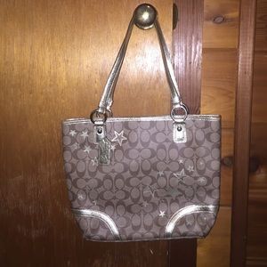 Coach Starry Gold Small Tote