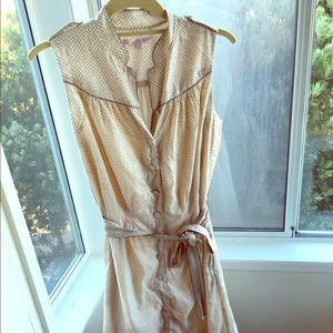 Rebecca Taylor Polka Dot Shirt Dress