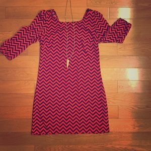 Chevron Shift Dress