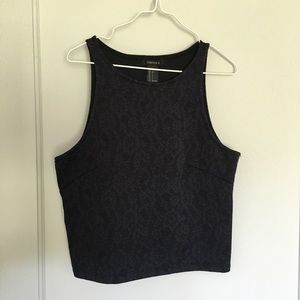 NWOT Tight Lace Print Top