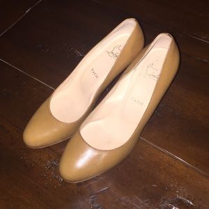 Nude Christian Louboutins Heels Nude Christian Louboutins Heels