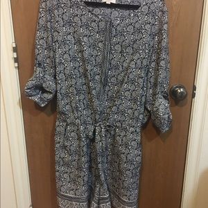 A pretty black-and-white dress