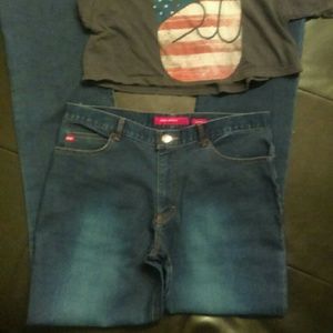 Miss Sixty high waisted boot cut denim jeans!