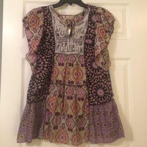 Multi-print Blouse